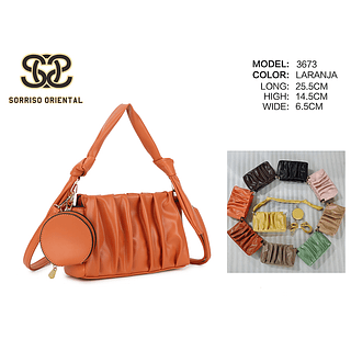 bolsa pequena com porta moedas